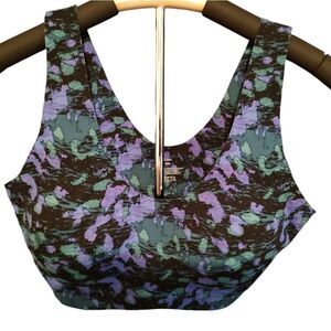 Knix The Catalyst Sports Bra Galactica High Support Size XXL EUC Purple/Black